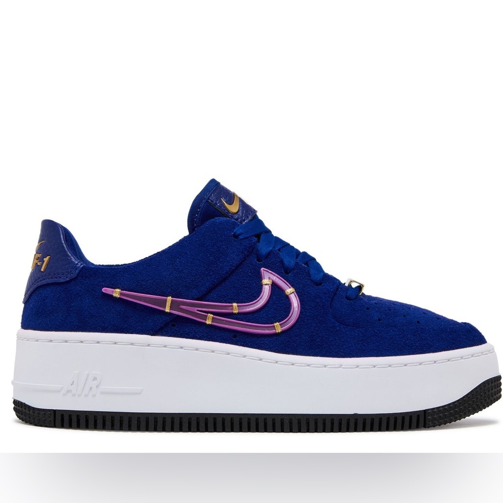 Nike Air Force 1 Women’s Sage Low LX. Size: 8 
Color: Deep Royal Blue